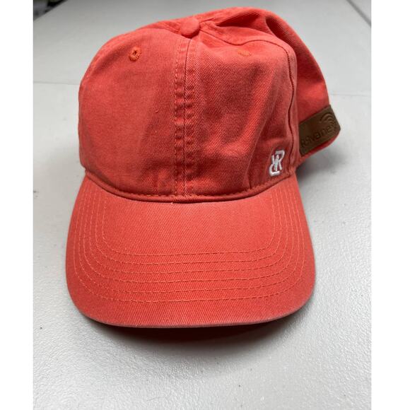 RRvane Vintage Washed Twill Cotton Orange Soft Adjustable Baseball Cap Hat - Picture 2 of 8